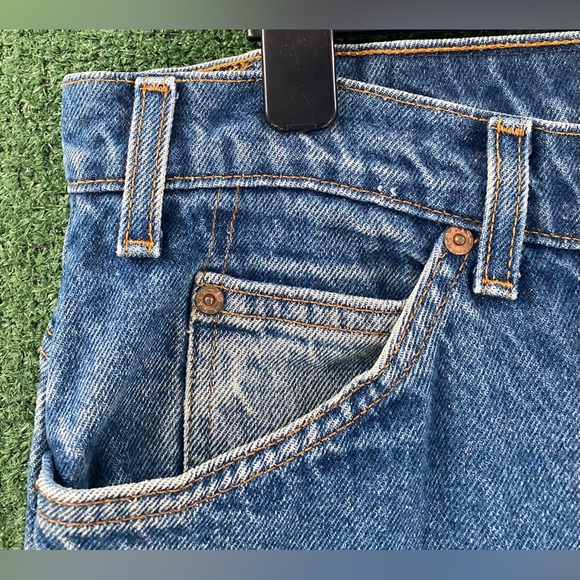 VTG 90’s Levi’s 517 Orange Tab Boot Cut Jeans Men’s 38x31 Whiskers Great Patina - Picture 9 of 9